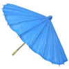 Blue Paper Umbrella Image